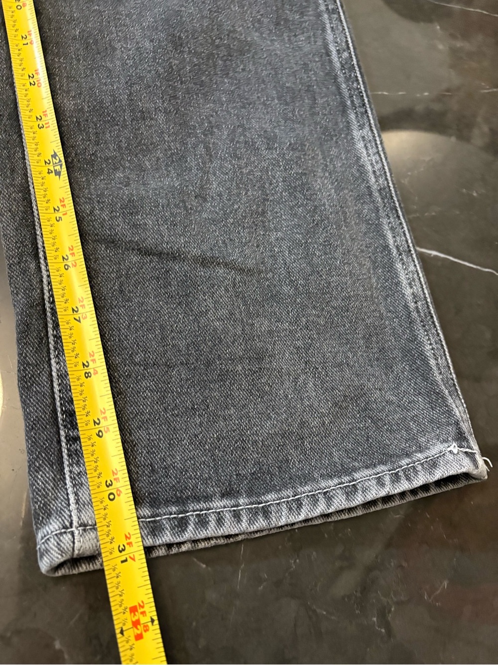 PacSun 90's BF Carpenter High Rise Black Denim Jeans Women’s Size 27 Grunge, - Picture 12 of 13
